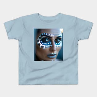 Enhanced Cyberpunk Woman Kids T-Shirt